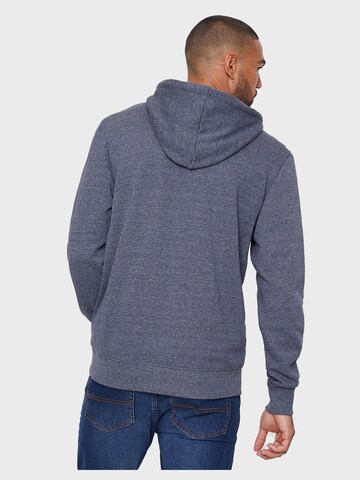 Threadbare - Sudadera con cremallera 'Tangerine' en azul