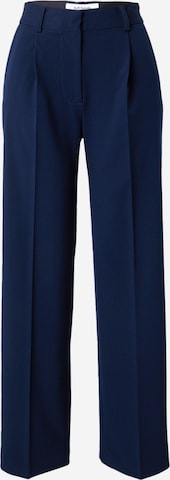 Soft Rebels Pleated Pants 'Vilja' in Blue: front