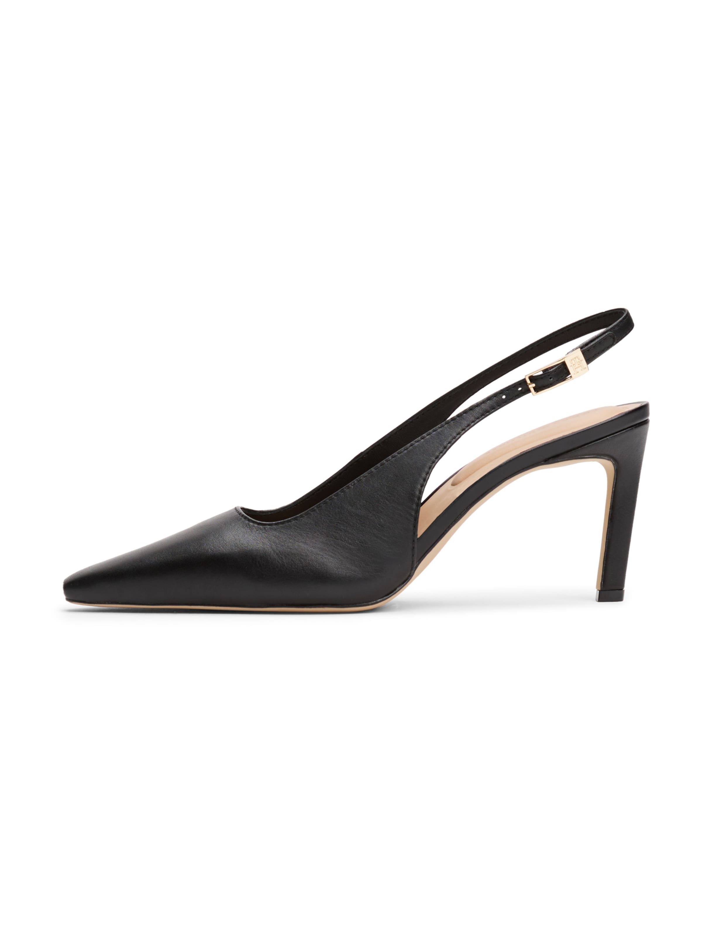 TOMMY HILFIGER Lodičky s otvorenou pätou - Čierna: predná strana