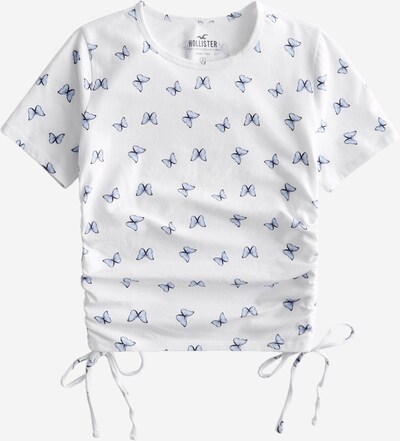 HOLLISTER Тениска в нейви синьо / бяло, Преглед на продукта