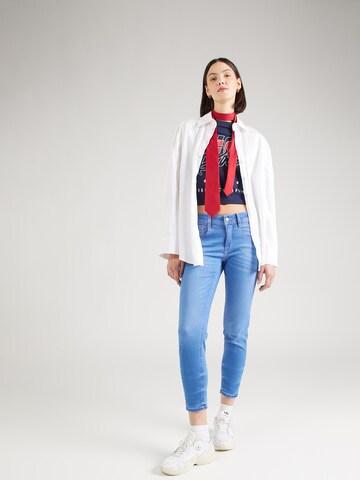 Coupe slim Jean '94AMELIE' Gang en bleu