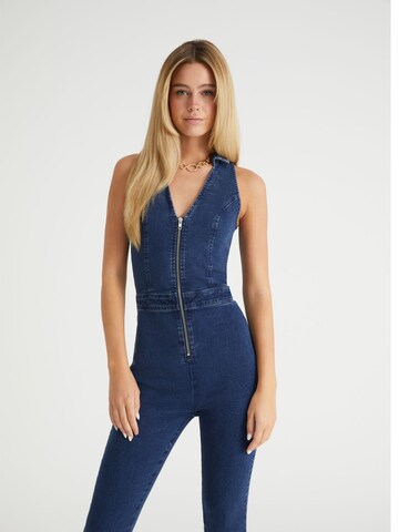 millane Jumpsuit 'Janne' in Blau: predná strana