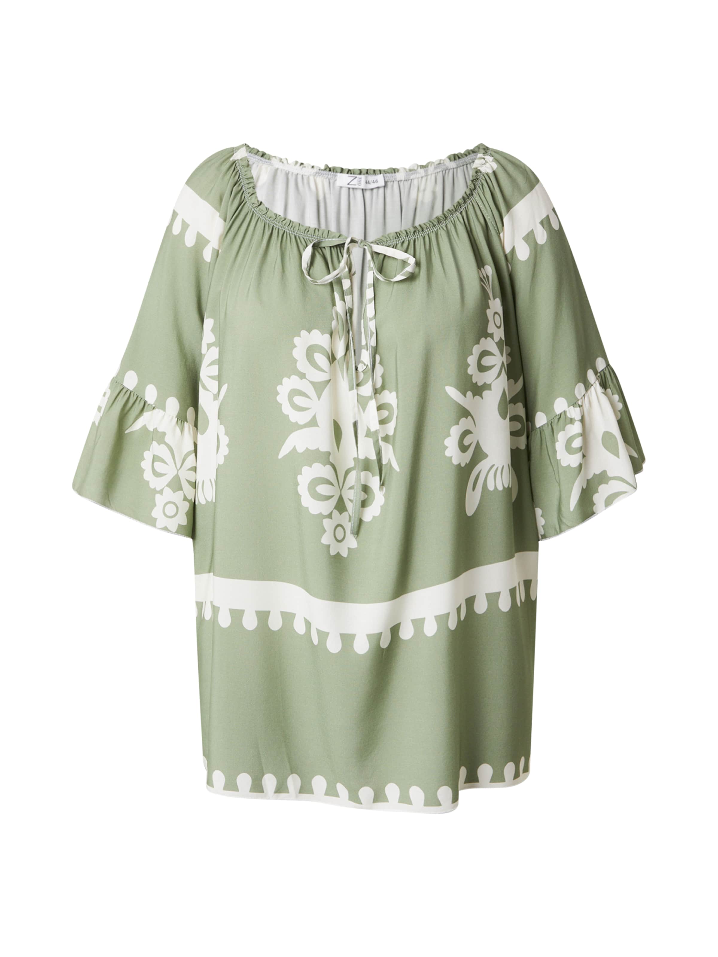 Z-One Blouse 'Al44iena' in Green: front