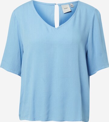 ICHI Blouse 'MARRAKECH' in Blue: front