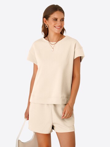 Imily Bela - Traje para estar en casa en beige: frente