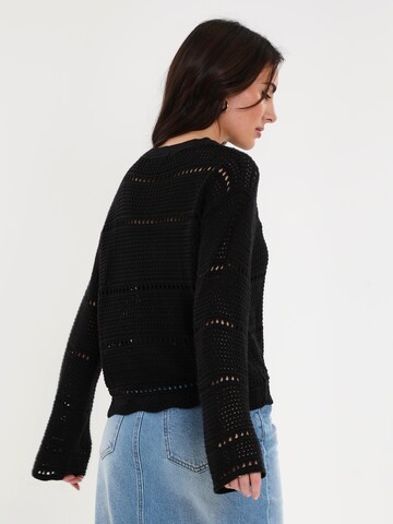 Pull-over 'Melbourne' Threadbare en noir