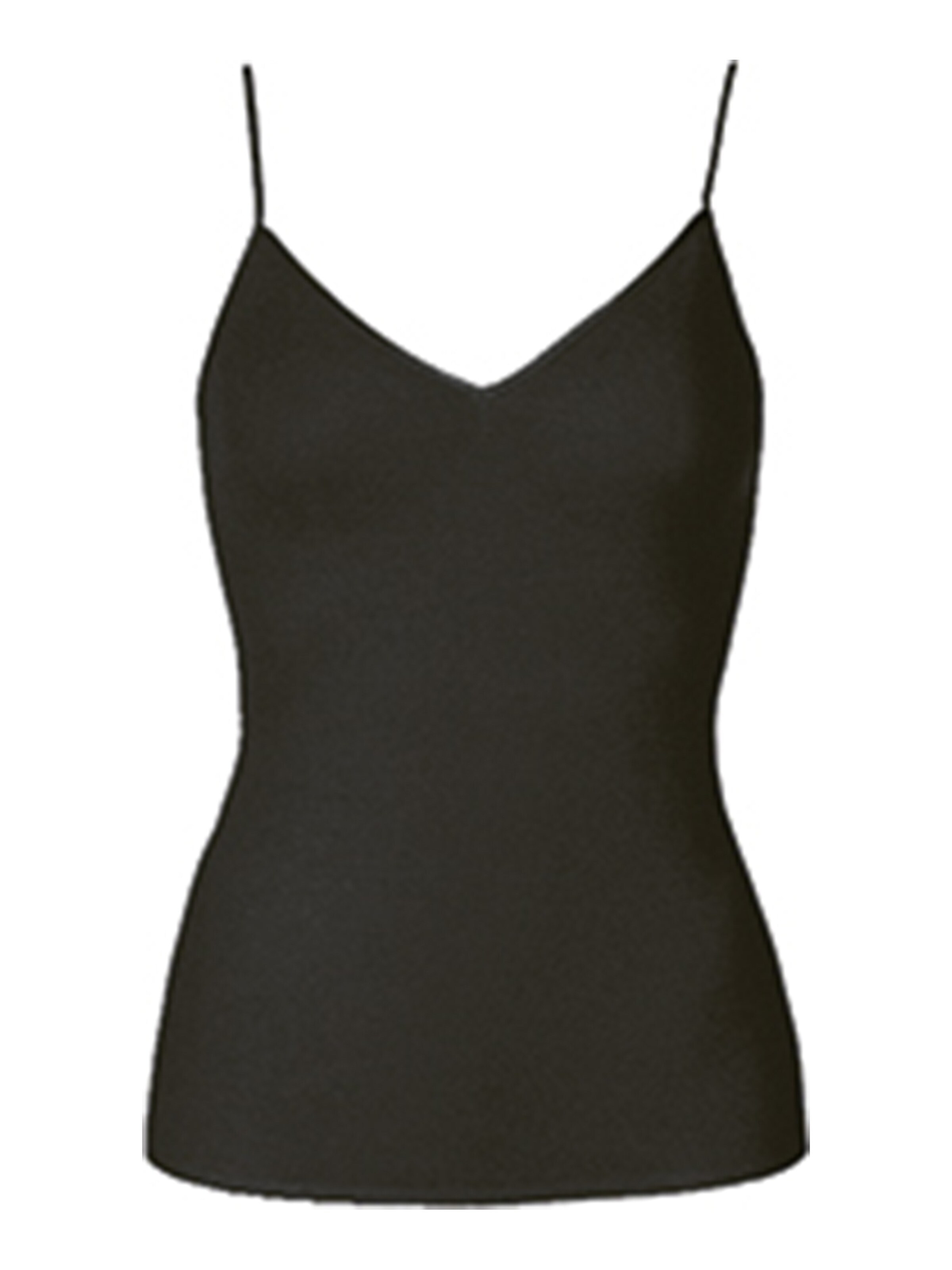 Hanro Top ' Pure Silk ' in Black: front