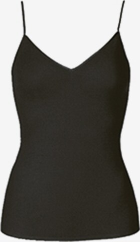 Hanro Top ' Pure Silk ' in Black: front