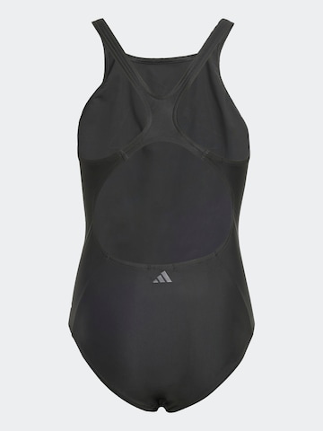 ADIDAS PERFORMANCE Athletic Swimwear 'Big Bars' in Black