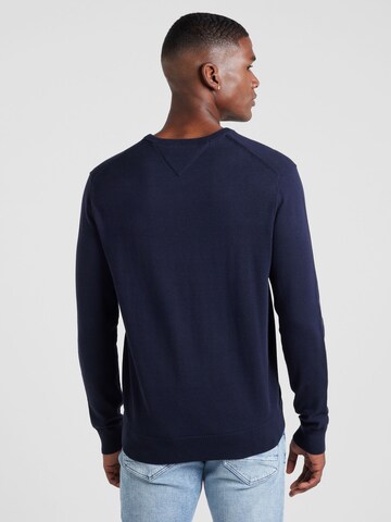 TOMMY HILFIGER Svetr 'ESSENTIAL' – modrá