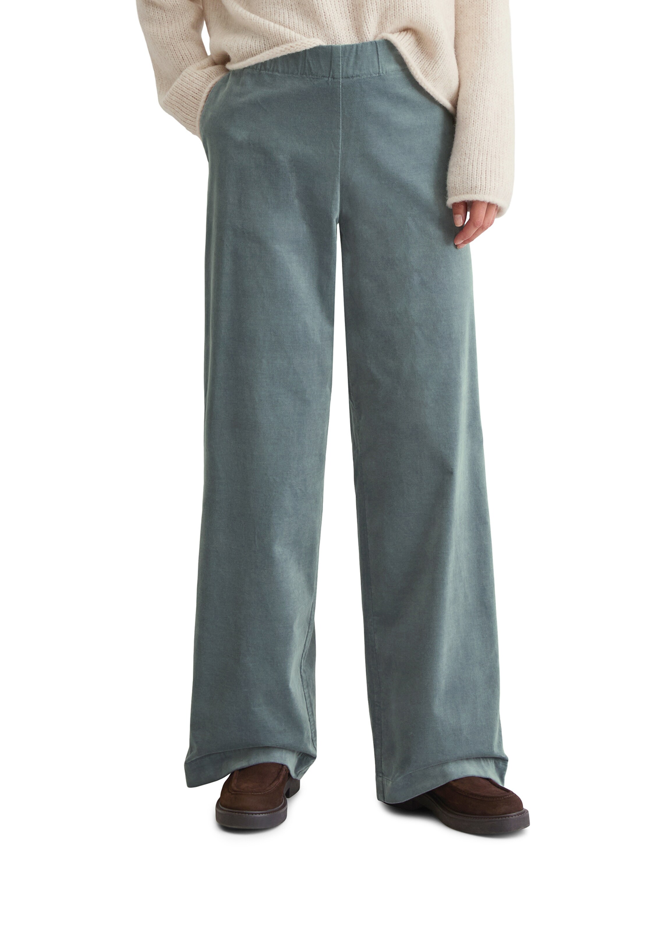 Marc O'Polo Loose fit Pants in Blue: front