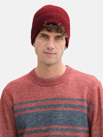TOM TAILOR Muts in Rood: voorkant
