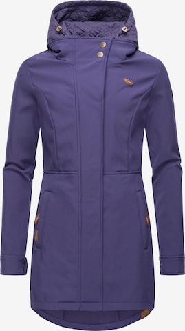 Manteau fonctionnel 'Ybela' Ragwear en violet : devant