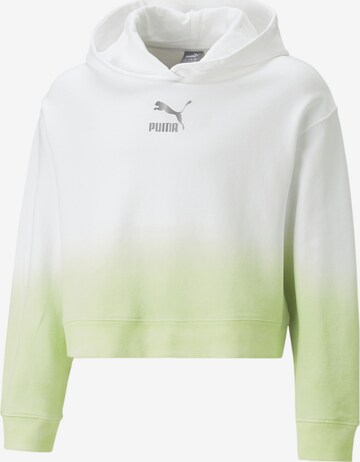 PUMA Sportief sweatshirt 'RULEB' in Wit: voorkant