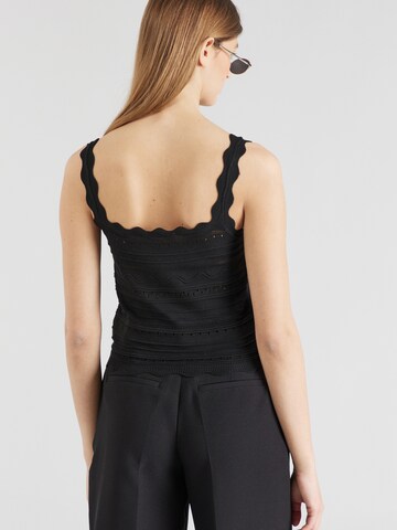 ABOUT YOU Knitted top 'Biba Top' in Black