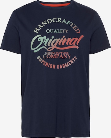 AJC Shirt in Blau: Vorderseite
