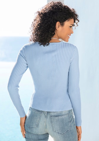 LASCANA Sweater in Blue