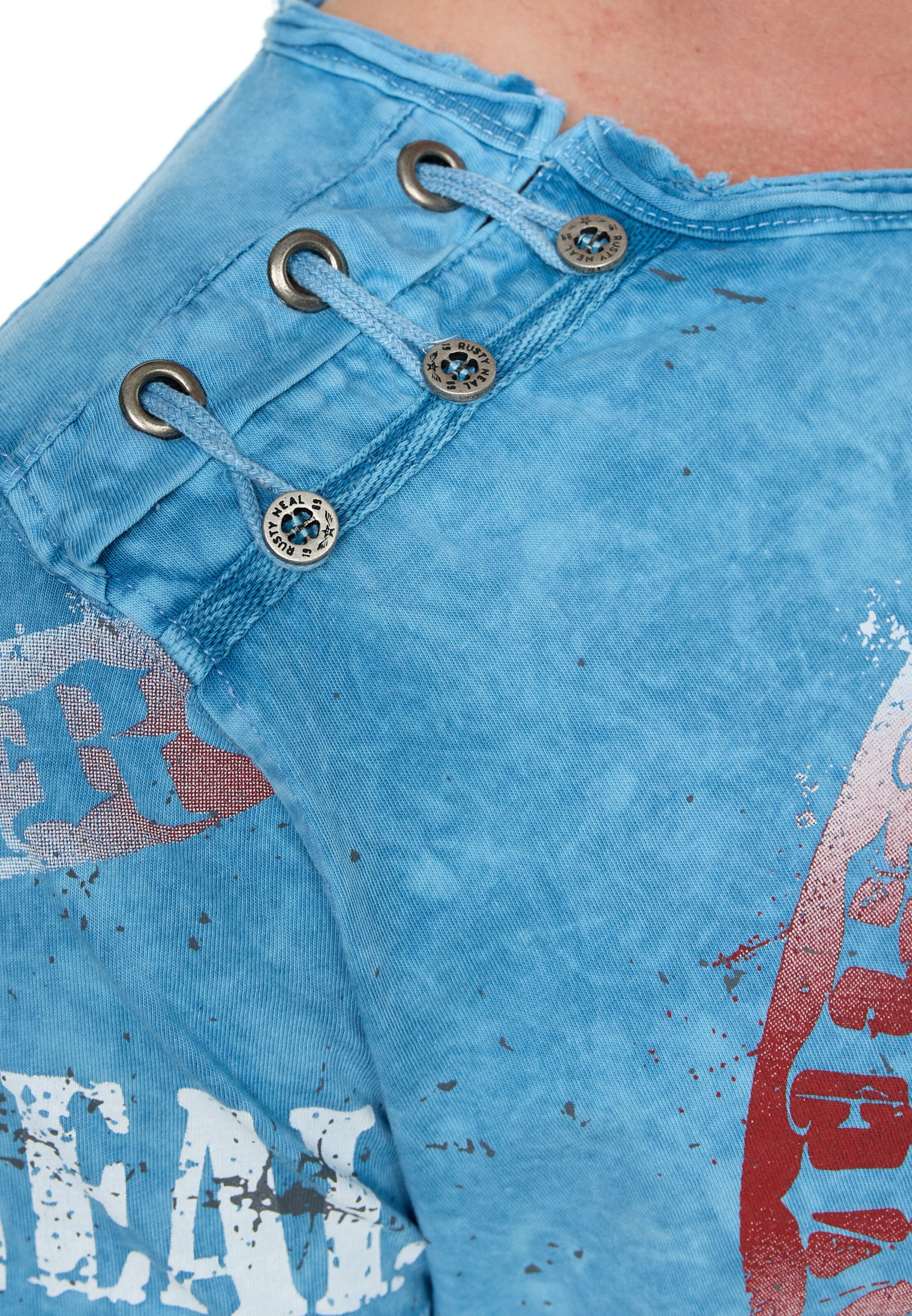 Rusty Neal T-Shirt in Blau