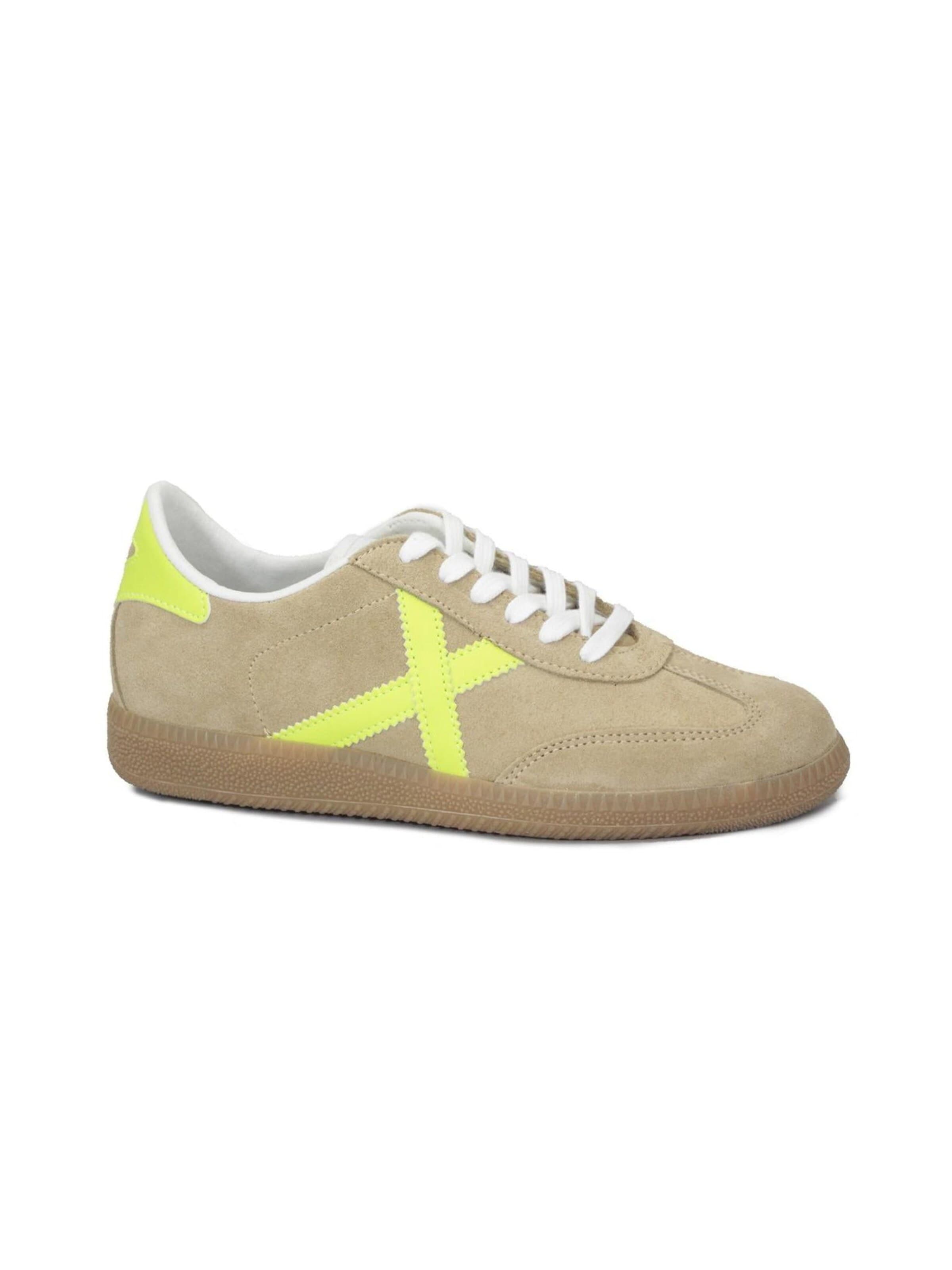 MUNICH - Sapatilhas baixas 'MUNICH 8290226 226 BARRU scarpe donna sneakers lacci pelle camoscio' em bege: frente