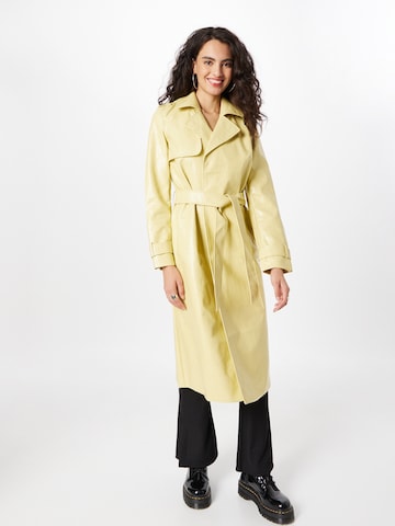 Manteau mi-saison River Island en jaune : devant