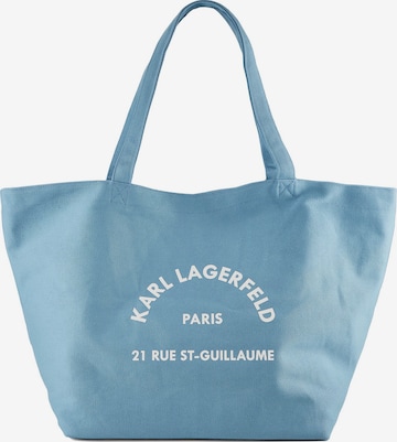 Karl LagerfeldShopper torba 'Rue St-Guillaume' - plava boja: prednji dio