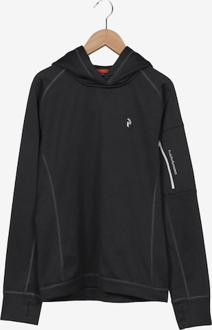 PEAK PERFORMANCE Kapuzenpullover M in Schwarz: Vorderseite