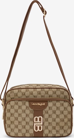 Borsa a tracolla 'Delray 5' di Laura Biagiotti in marrone: frontale