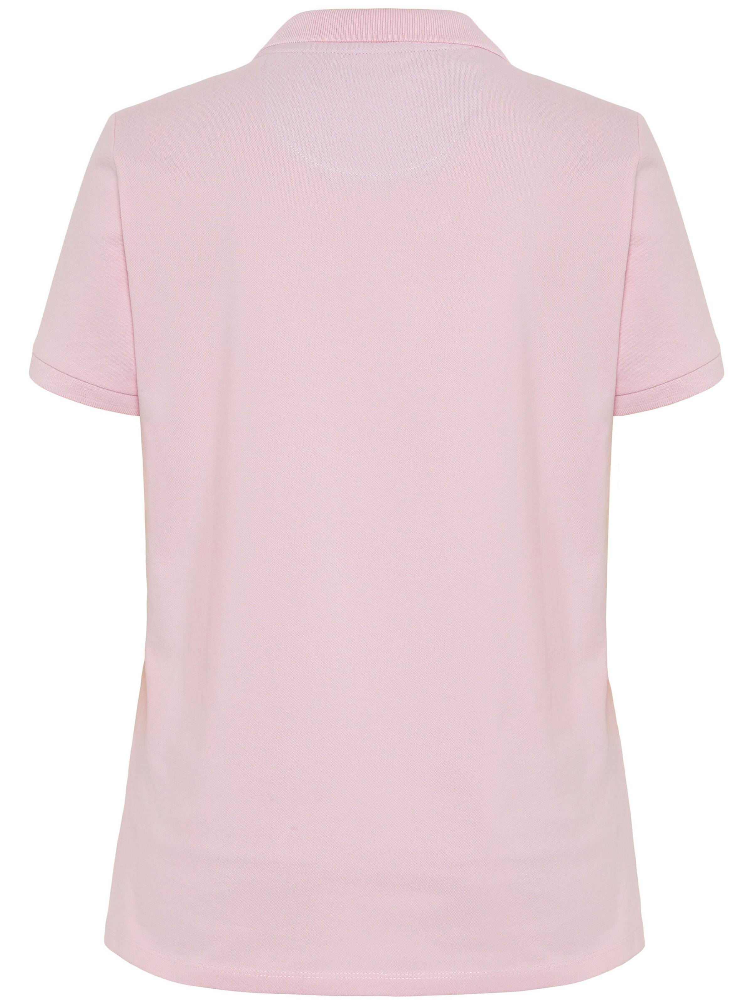 Polo Sylt Shirt ' mit langer Knopfleiste ' in Pink