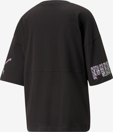PUMA - Camisa oversized em preto