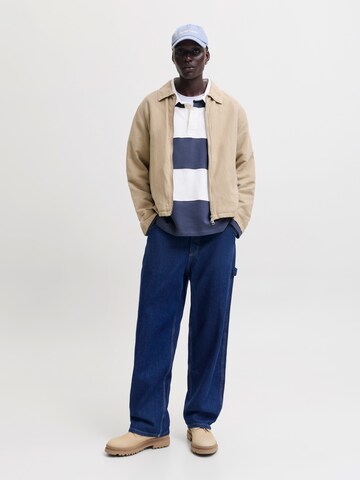 JACK & JONES Baggy Džínsy 'JJIALEX JJCARPENTER' - Modrá