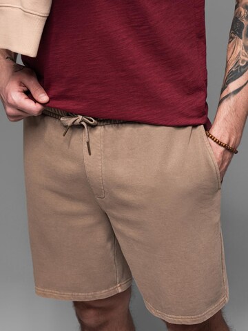Ombre Loose fit Trousers in Brown