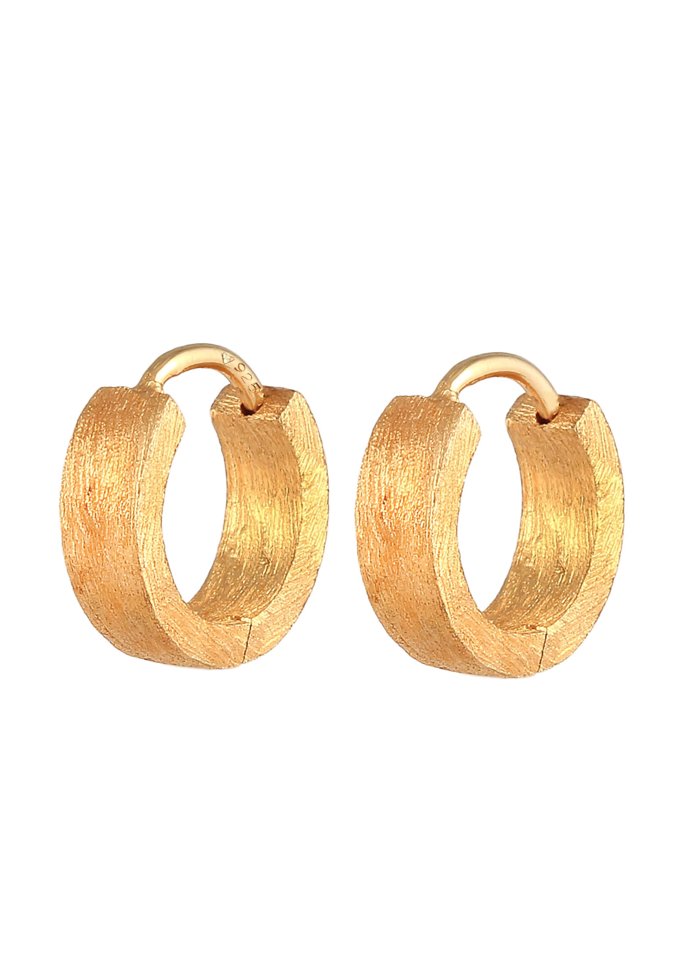 Boucles d'oreilles KUZZOI en or : devant