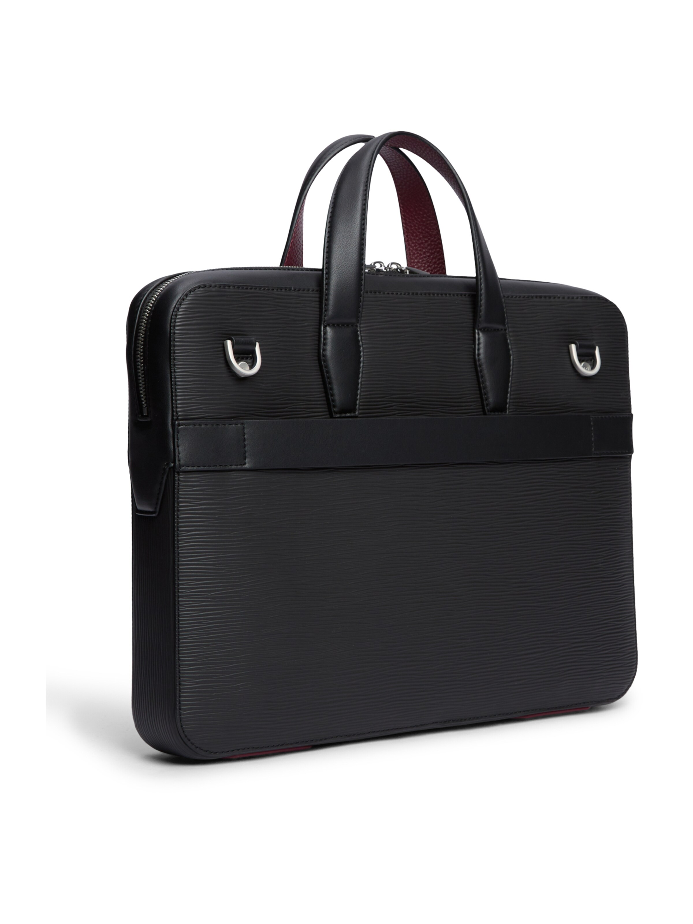 Geantă laptop de la TOMMY HILFIGER pe negru