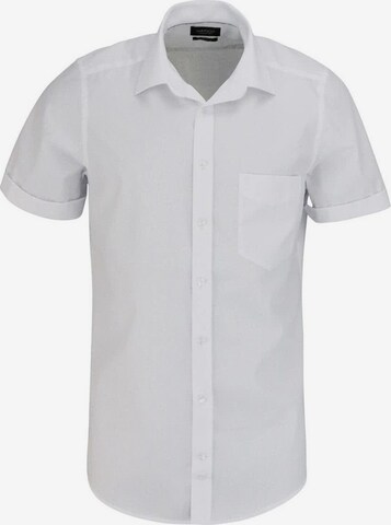 Hatico Regular fit Button Up Shirt in White: front