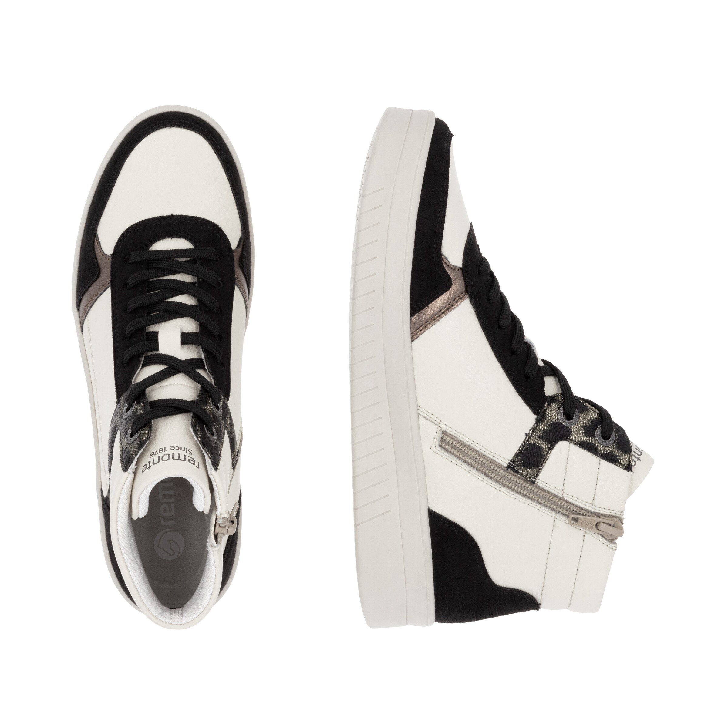 REMONTE High-Top Sneakers 'D0J71' in Beige