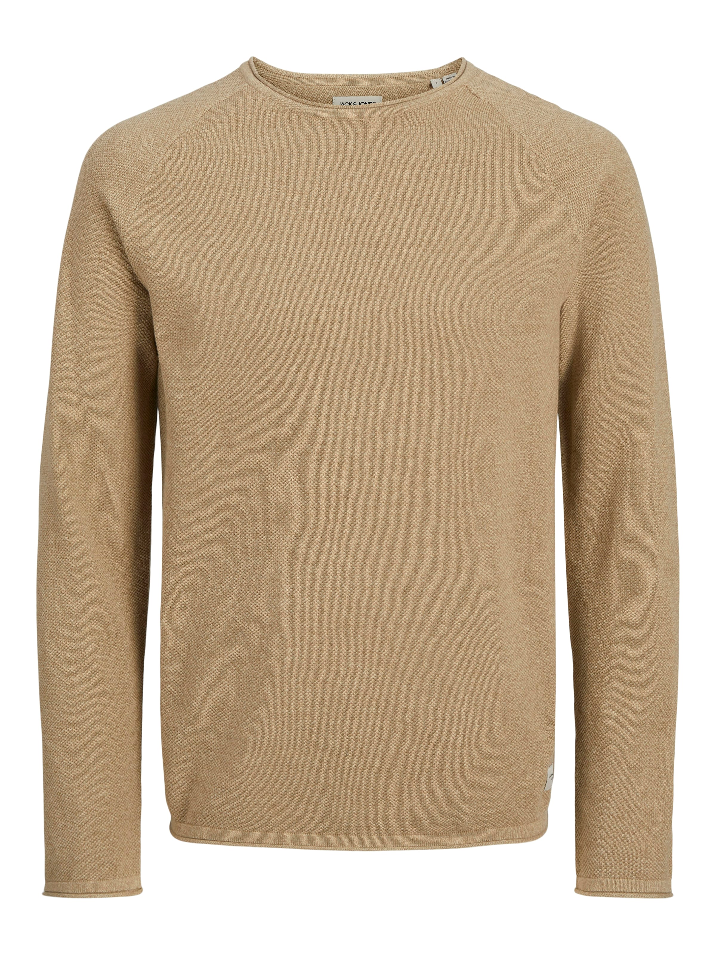 JACK & JONES Regular fit Sweater 'JJEHill' in Grey: front