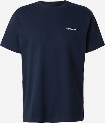 Carhartt WIP - Camisa em azul: frente