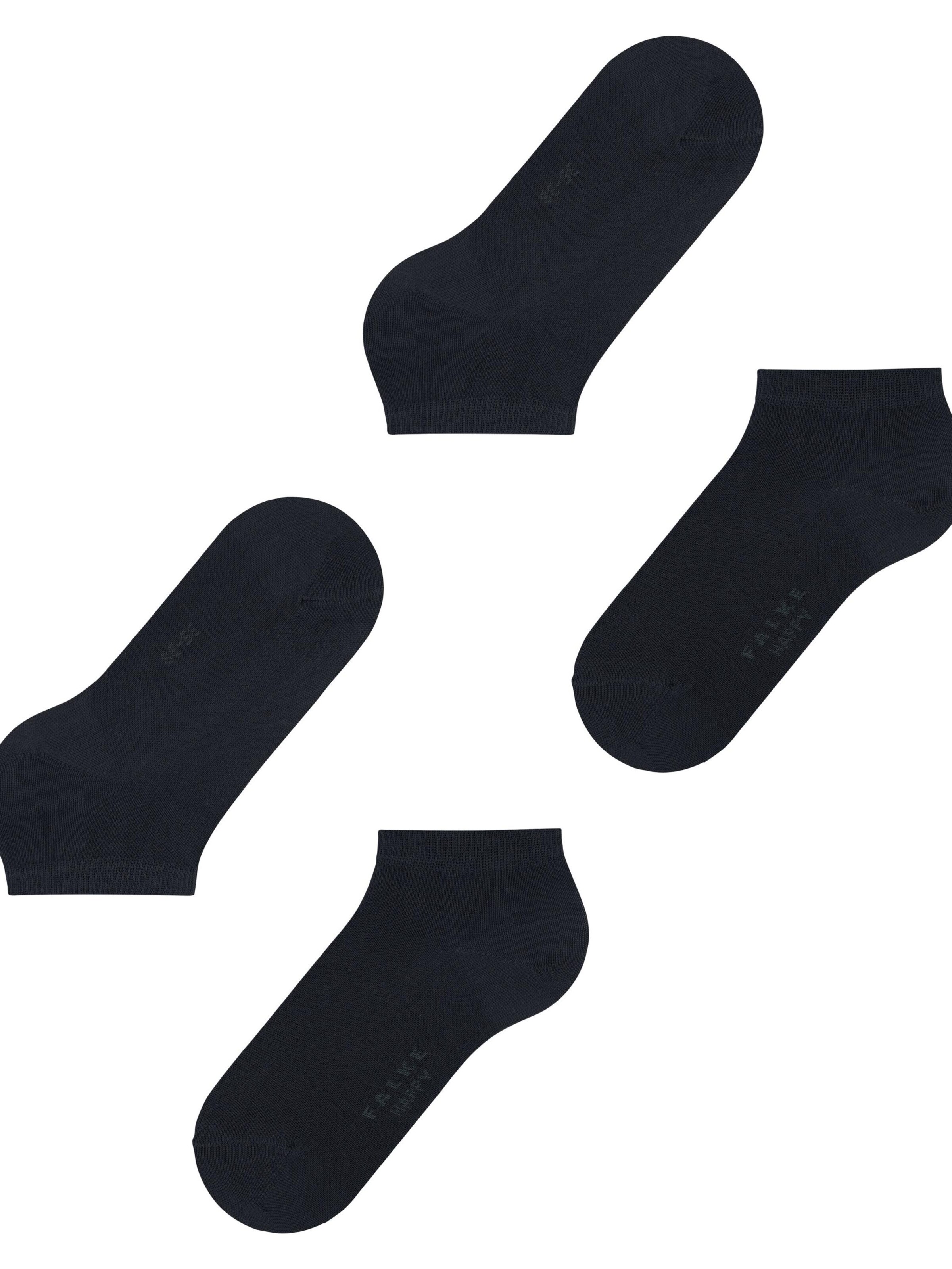 FALKE Ankle Socks 'Happy 2-Pack' in Blue