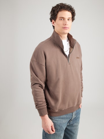 HOLLISTER Mikina - Hnedá: predná strana