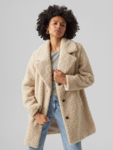 VERO MODA Vinterfrakke 'KYLIE' i beige: forside