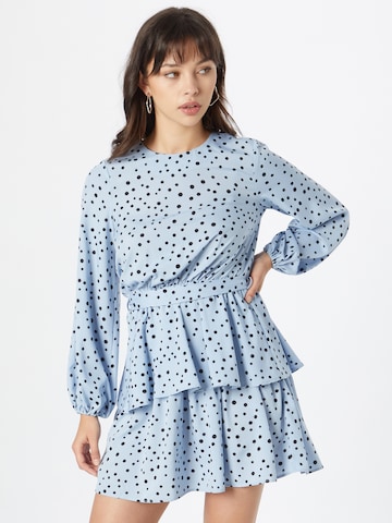 Robe Chi Chi London en bleu : devant