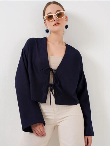 Camicia da donna di Bigdart in blu: frontale