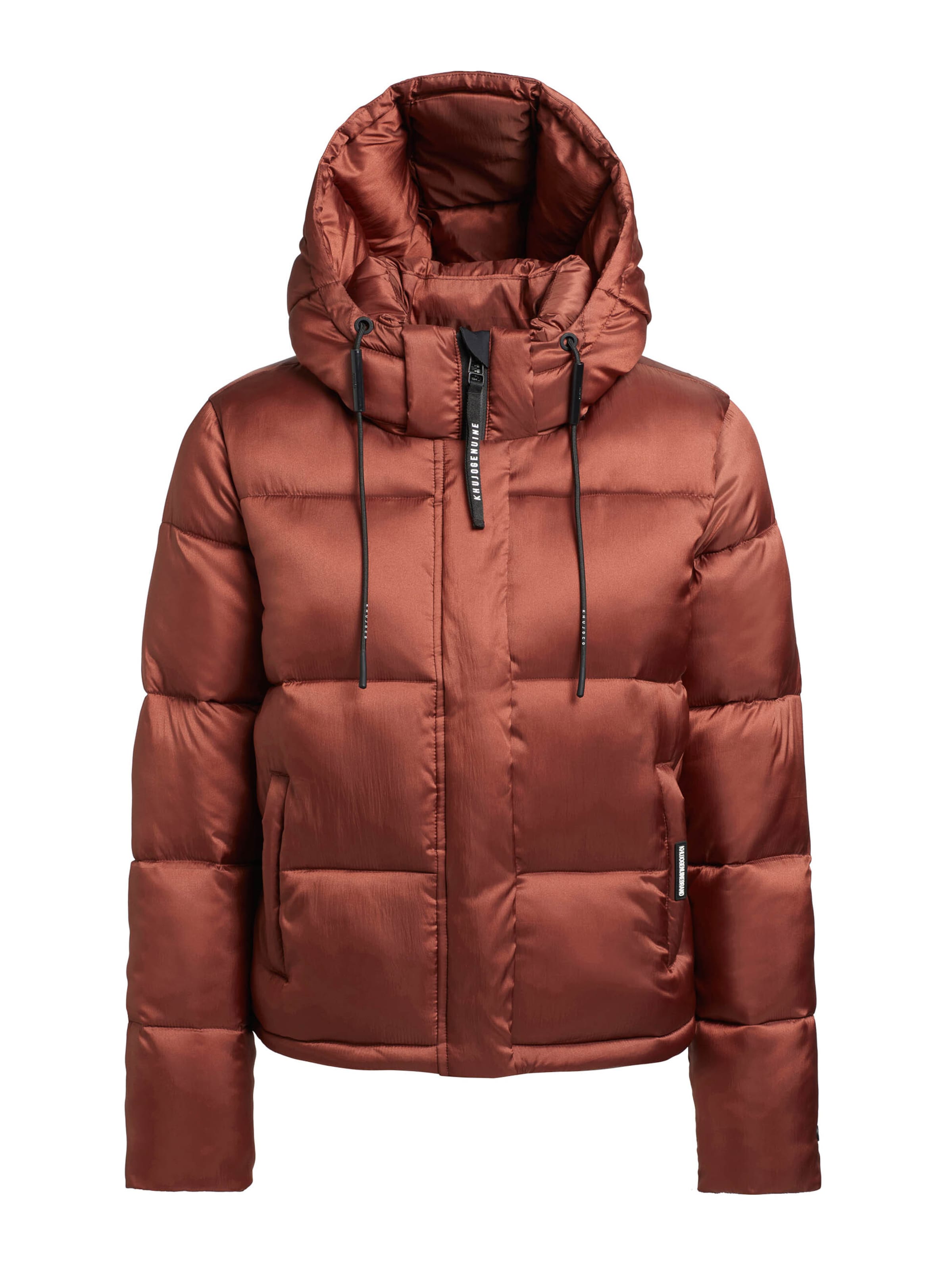 khujo Jacke ' STINE ' in Braun: Vorderseite
