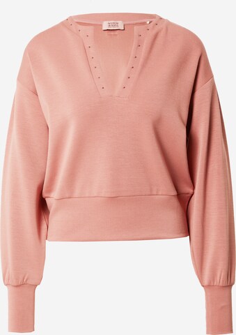 SCOTCH & SODA Sweatshirt i rosa: framsida