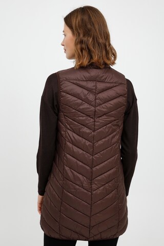 Fransa Vest 'FRBAPADDING 4' in Brown