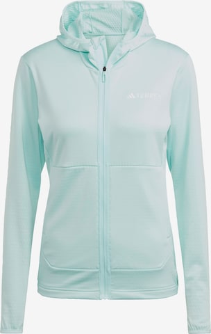 ADIDAS TERREX Athletic Jacket 'Xperior' in Blue: front