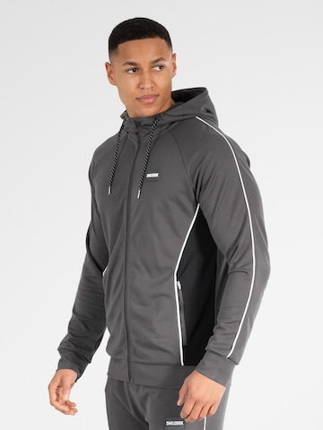 Smilodox Sweatjacke 'Suit Pro' in Grau