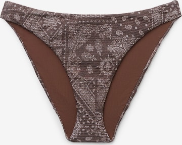 CALZEDONIA Bikinihose 'Paisley' in Braun: Vorderseite