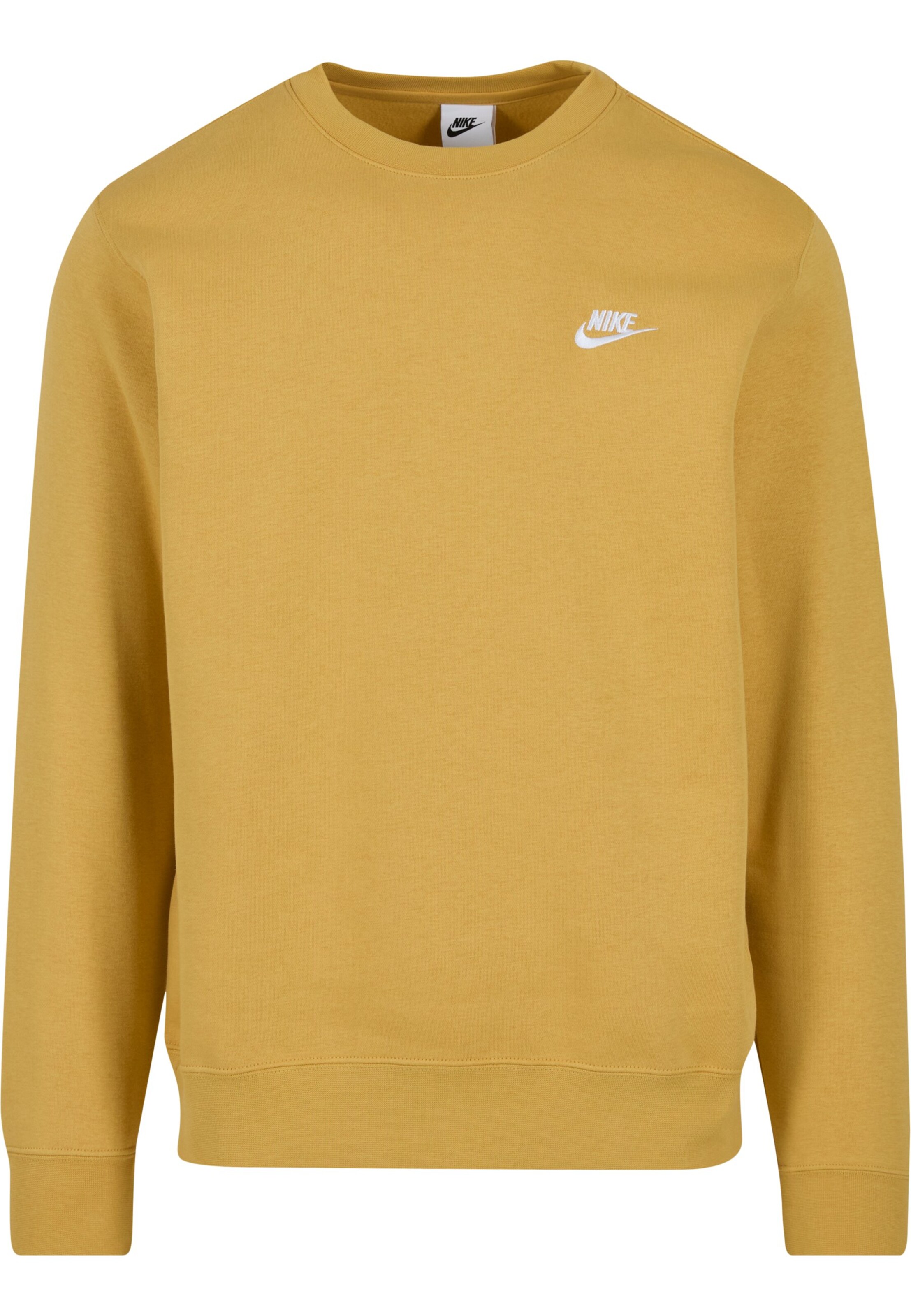 Nike Sportswear Mikina 'Club Fleece' – žlutá: přední strana