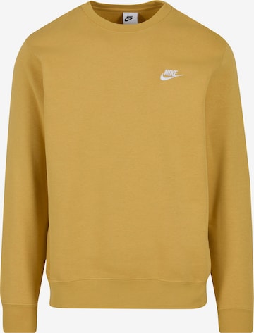 Nike Sportswear Mikina 'Club Fleece' – žlutá: přední strana